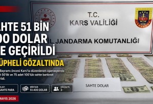 Kars'ta Kurban Bayramı öncesi sahte dolar operasyonu: 51 bin 400 dolar ele geçirildi