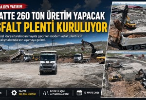 Ağrı İl Özel İdaresinin 260 tonluk asfalt plenti yatırımında sona gelindi