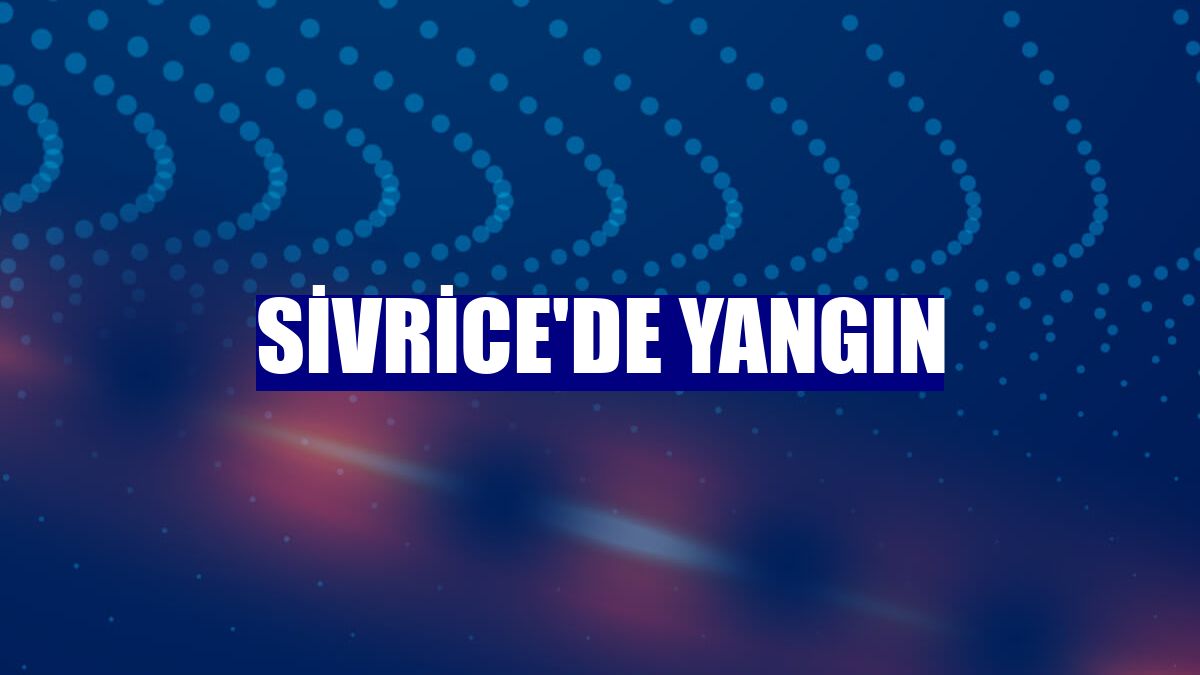 Sivrice'de yangın