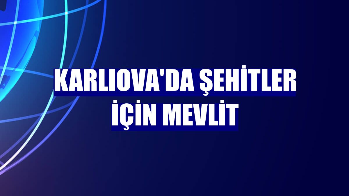 Karlıova'da şehitler için mevlit