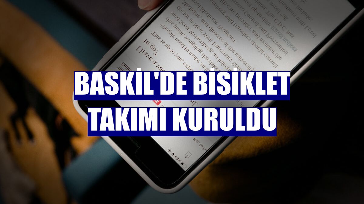 Baskil'de bisiklet takımı kuruldu
