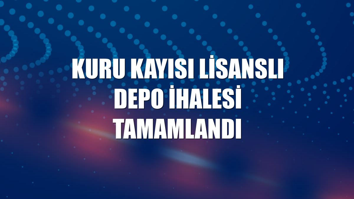 Kuru kayısı lisanslı depo ihalesi tamamlandı