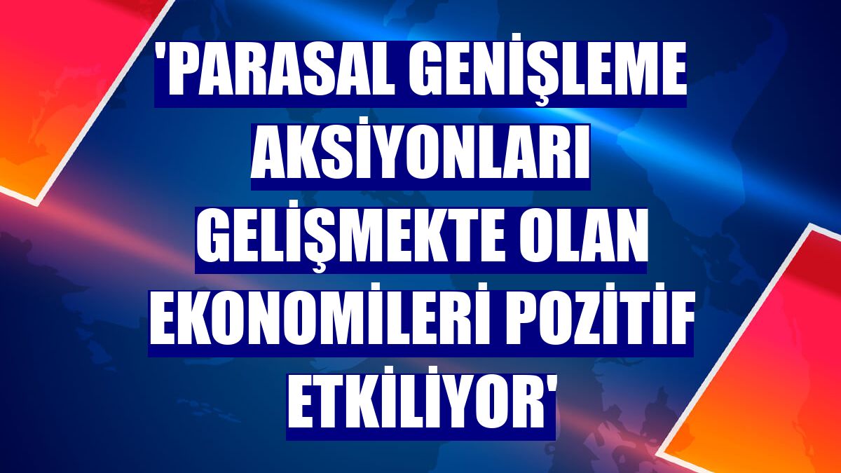 'Parasal genişleme aksiyonları gelişmekte olan ekonomileri pozitif etkiliyor'