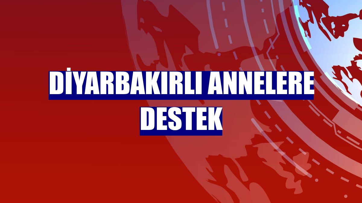 Diyarbakırlı annelere destek