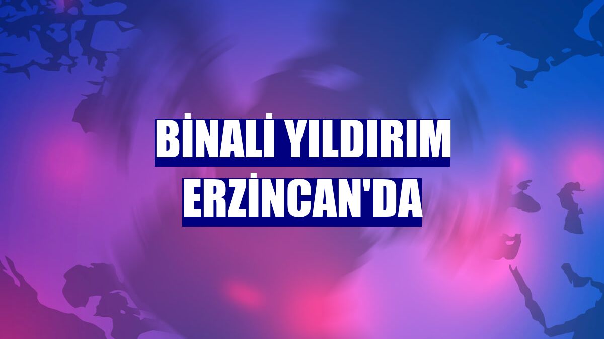 Binali Yıldırım Erzincan'da