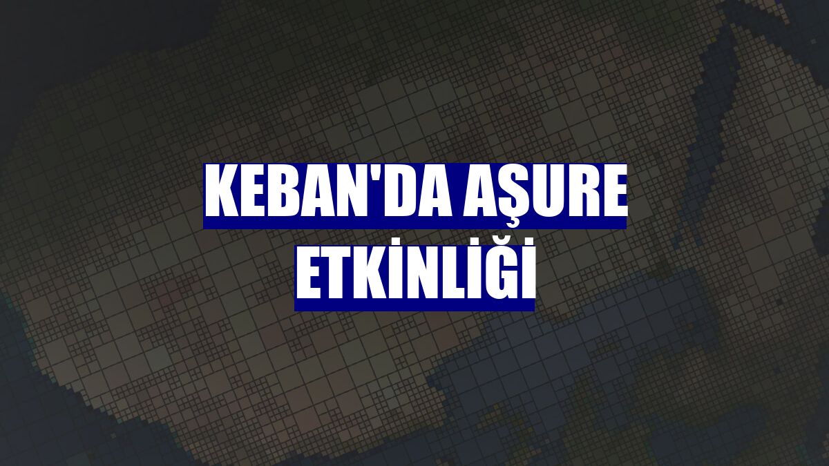 Keban'da aşure etkinliği