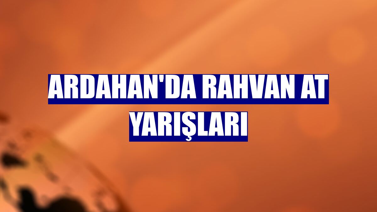 Ardahan'da rahvan at yarışları