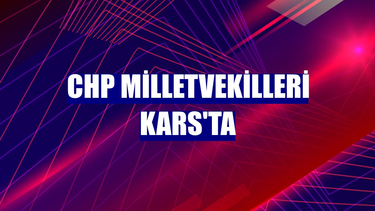 CHP milletvekilleri Kars'ta