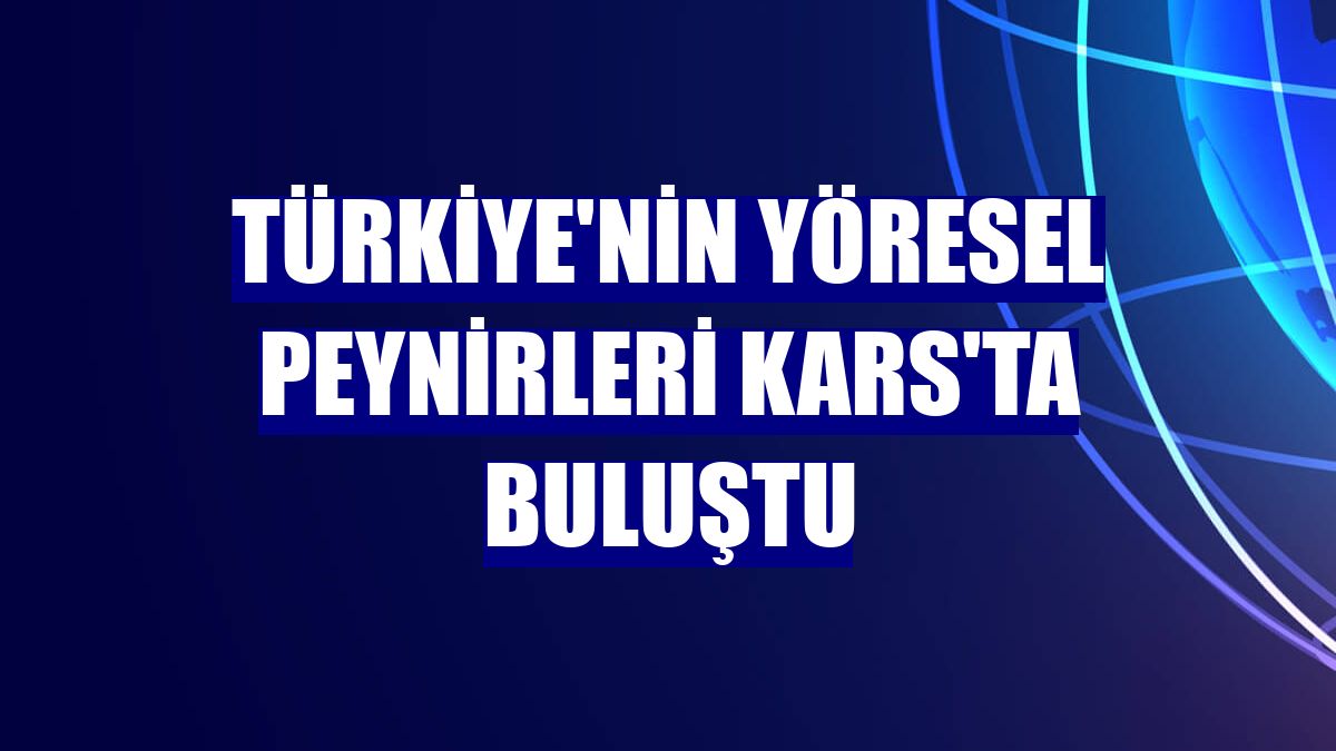 Türkiye'nin yöresel peynirleri Kars'ta buluştu