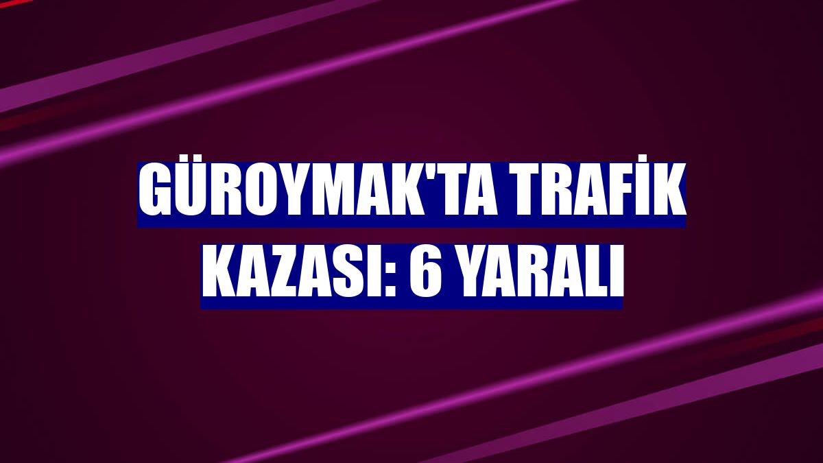 Güroymak'ta trafik kazası: 6 yaralı