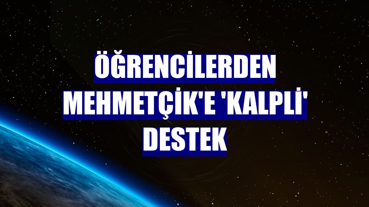 Öğrencilerden Mehmetçik'e 'kalpli' destek