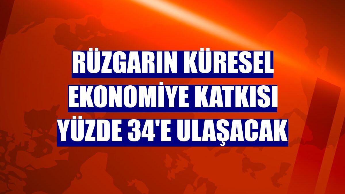 Rüzgarın küresel ekonomiye katkısı yüzde 34'e ulaşacak