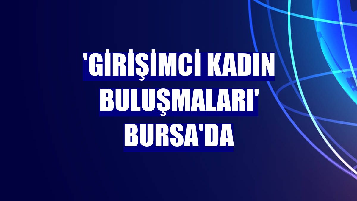 'Girişimci Kadın Buluşmaları' Bursa'da