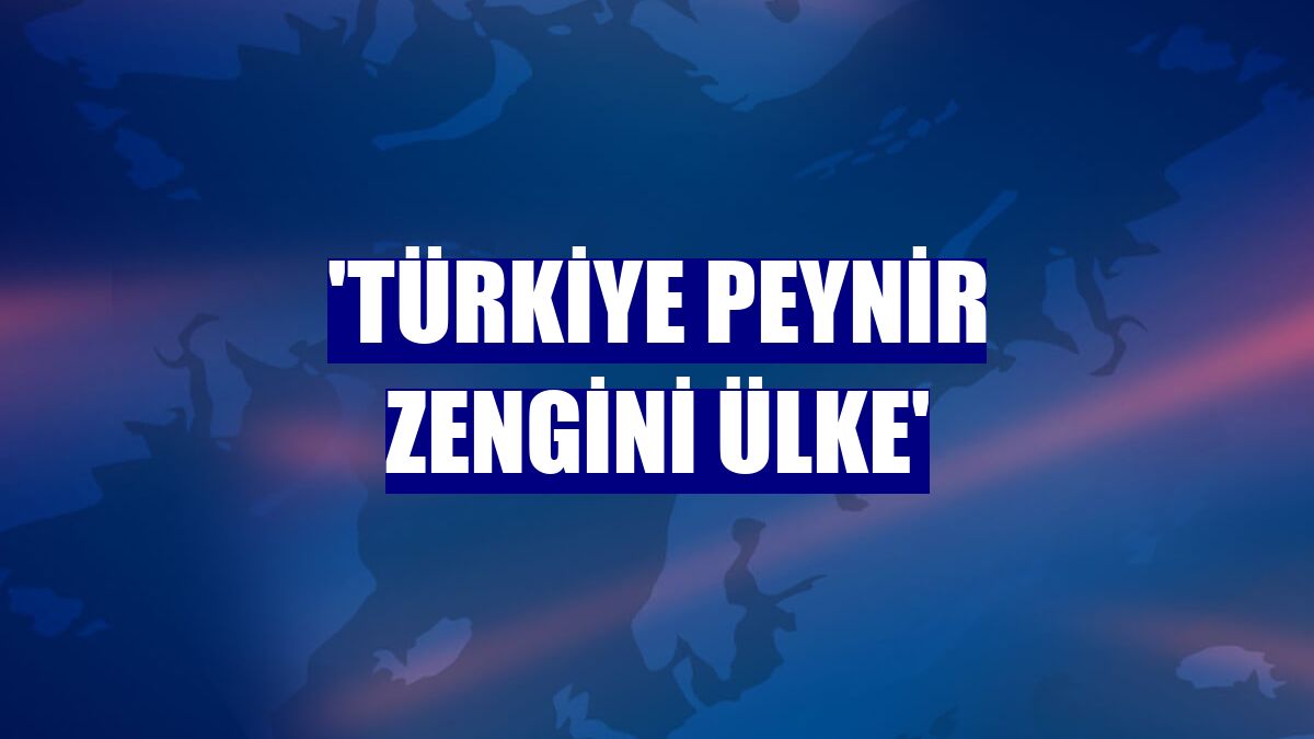'Türkiye peynir zengini ülke'