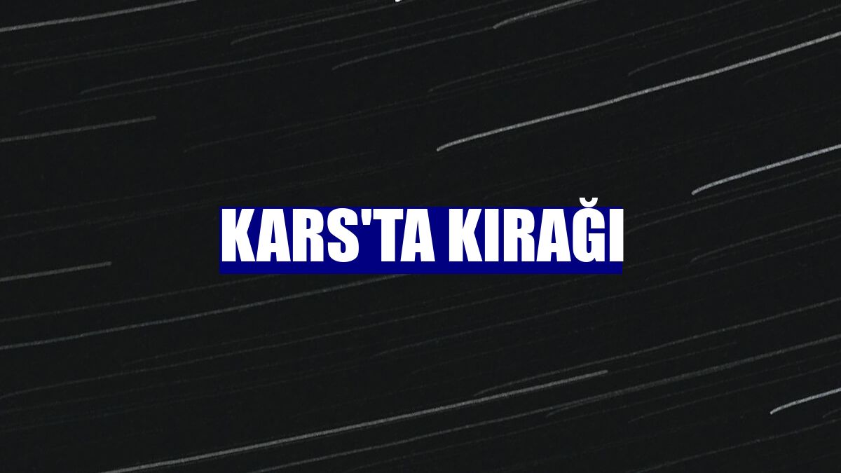 Kars'ta kırağı