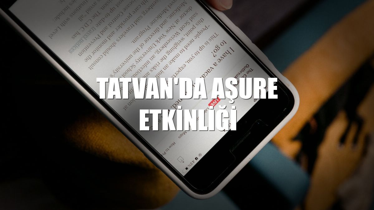 Tatvan'da aşure etkinliği