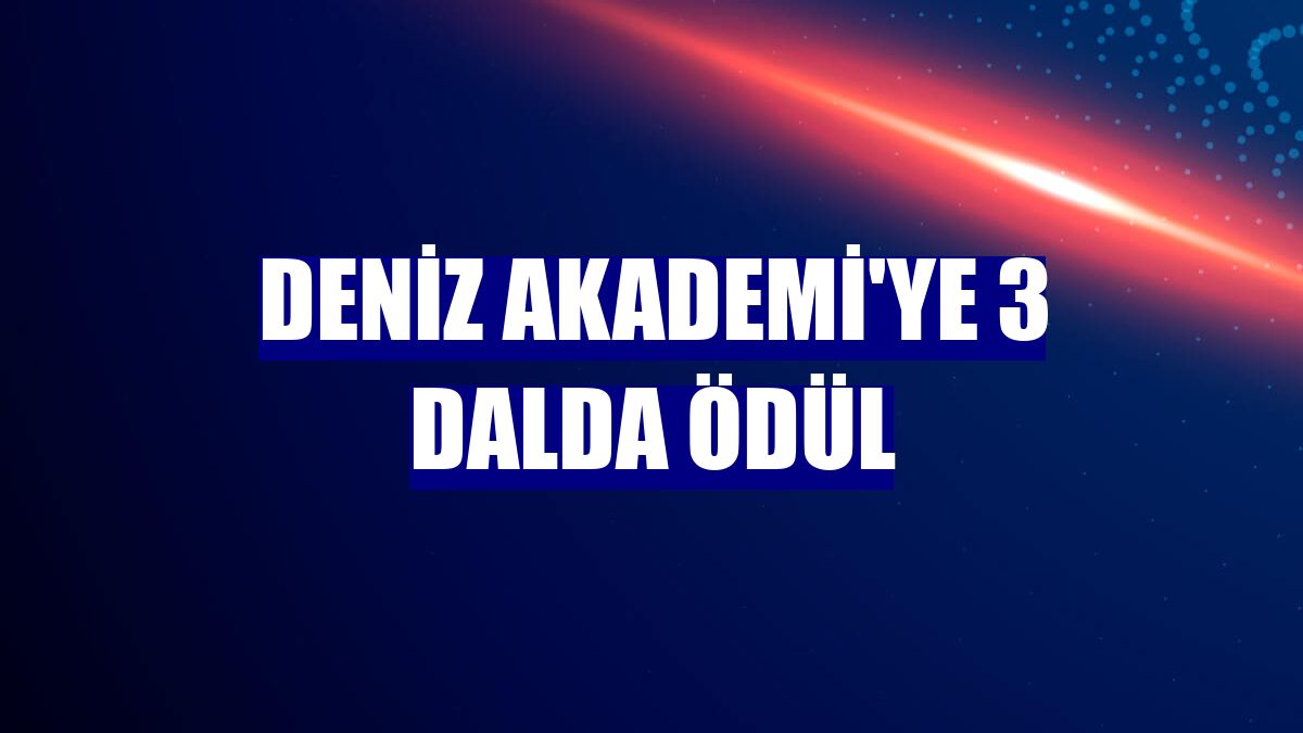 Deniz Akademi'ye 3 dalda ödül