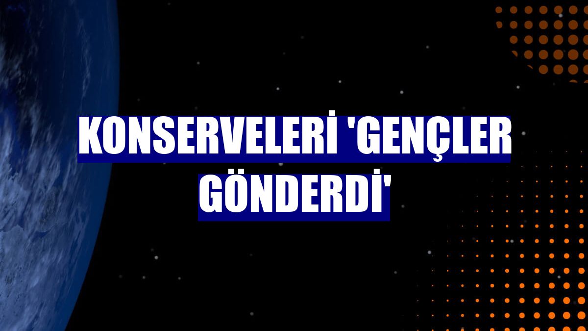 Konserveleri 'Gençler Gönderdi'