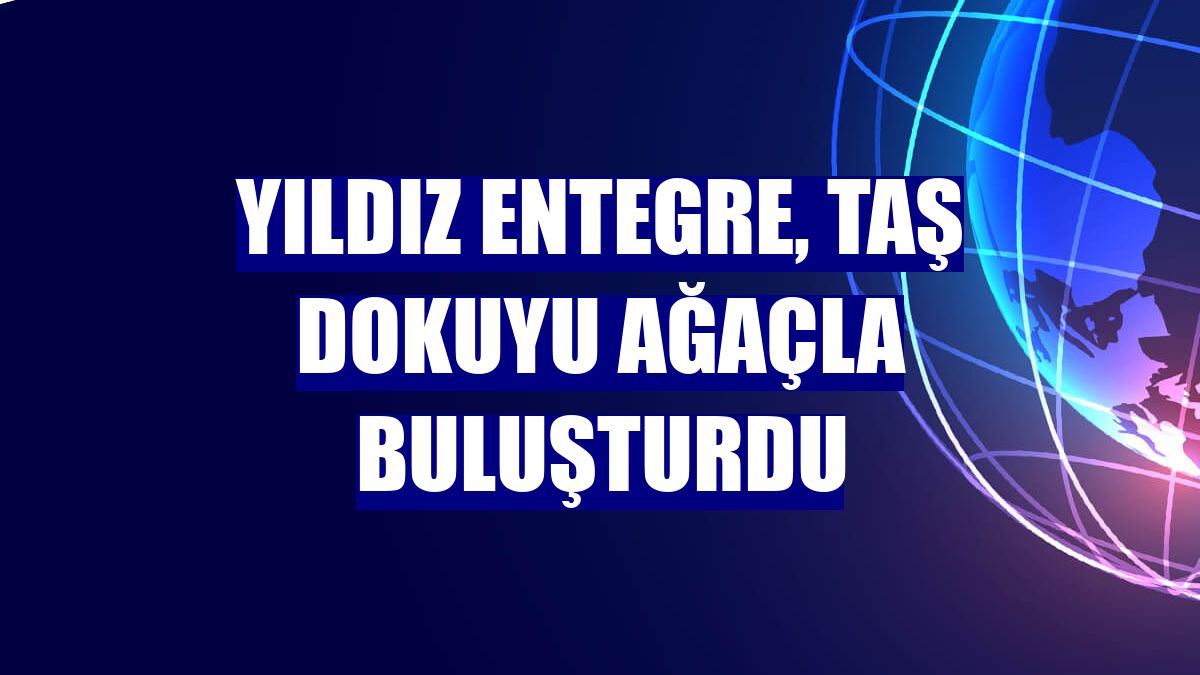 Yıldız Entegre, taş dokuyu ağaçla buluşturdu