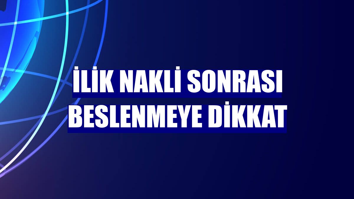 İlik nakli sonrası beslenmeye dikkat