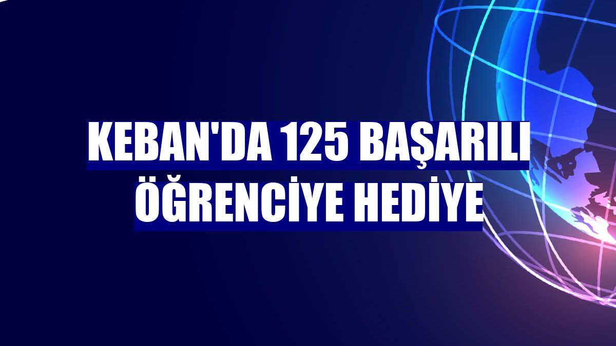Keban'da 125 başarılı öğrenciye hediye