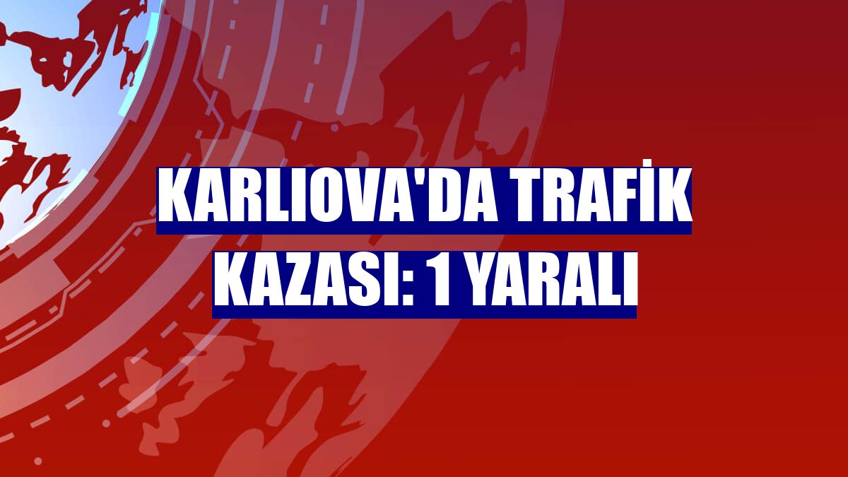 Karlıova'da trafik kazası: 1 yaralı