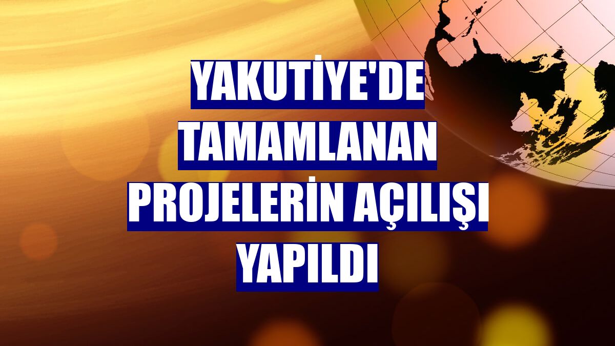 Yakutiye'de tamamlanan projelerin açılışı yapıldı