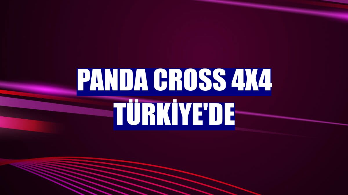 Panda Cross 4x4 Türkiye'de