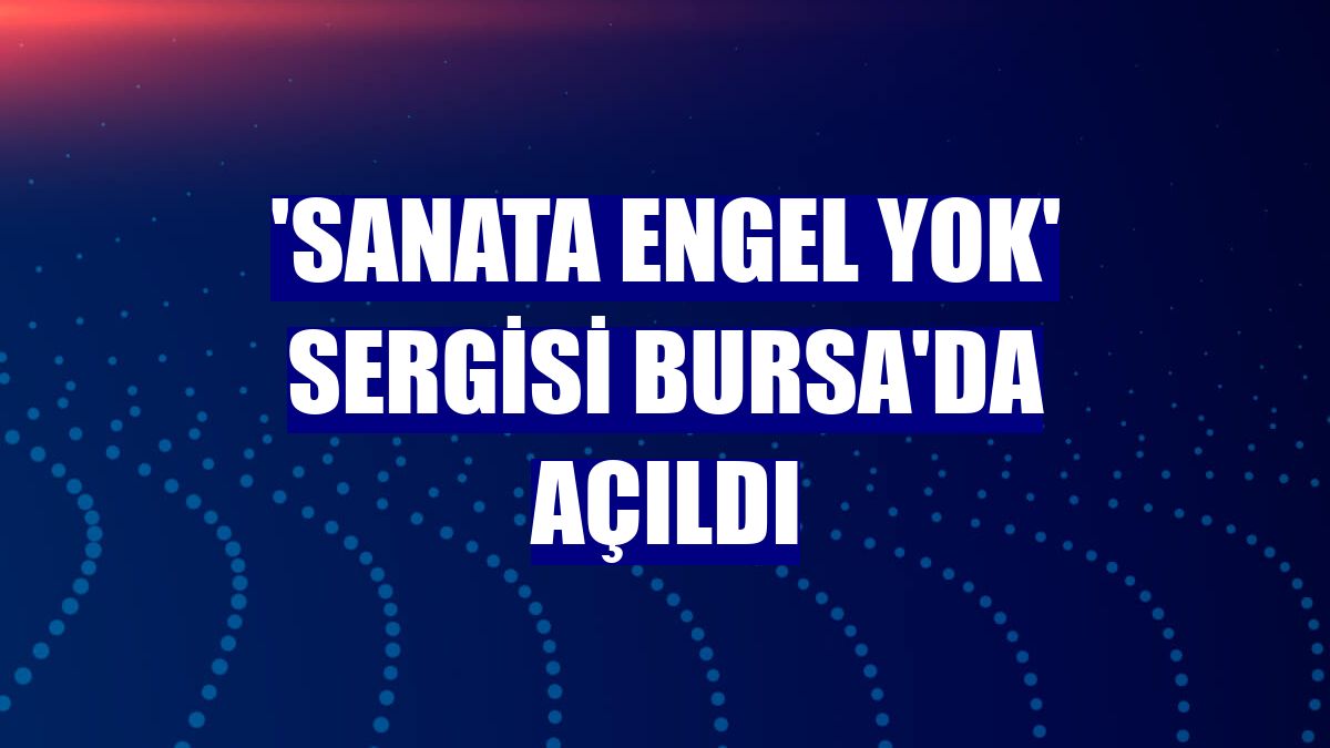 'Sanata Engel Yok' sergisi Bursa'da açıldı
