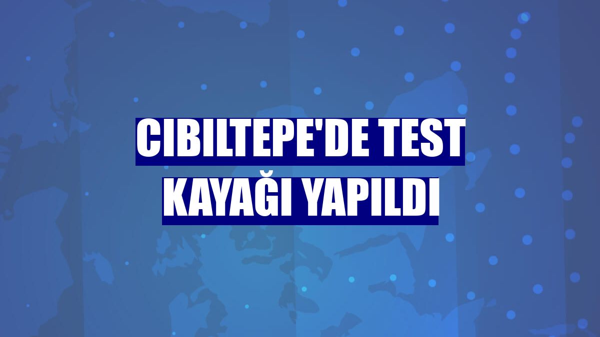 Cıbıltepe'de test kayağı yapıldı