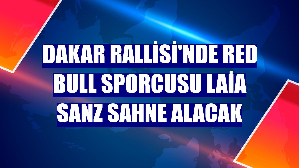 Dakar Rallisi'nde Red Bull sporcusu Laia Sanz sahne alacak