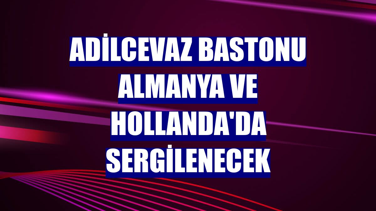Adilcevaz bastonu Almanya ve Hollanda'da sergilenecek