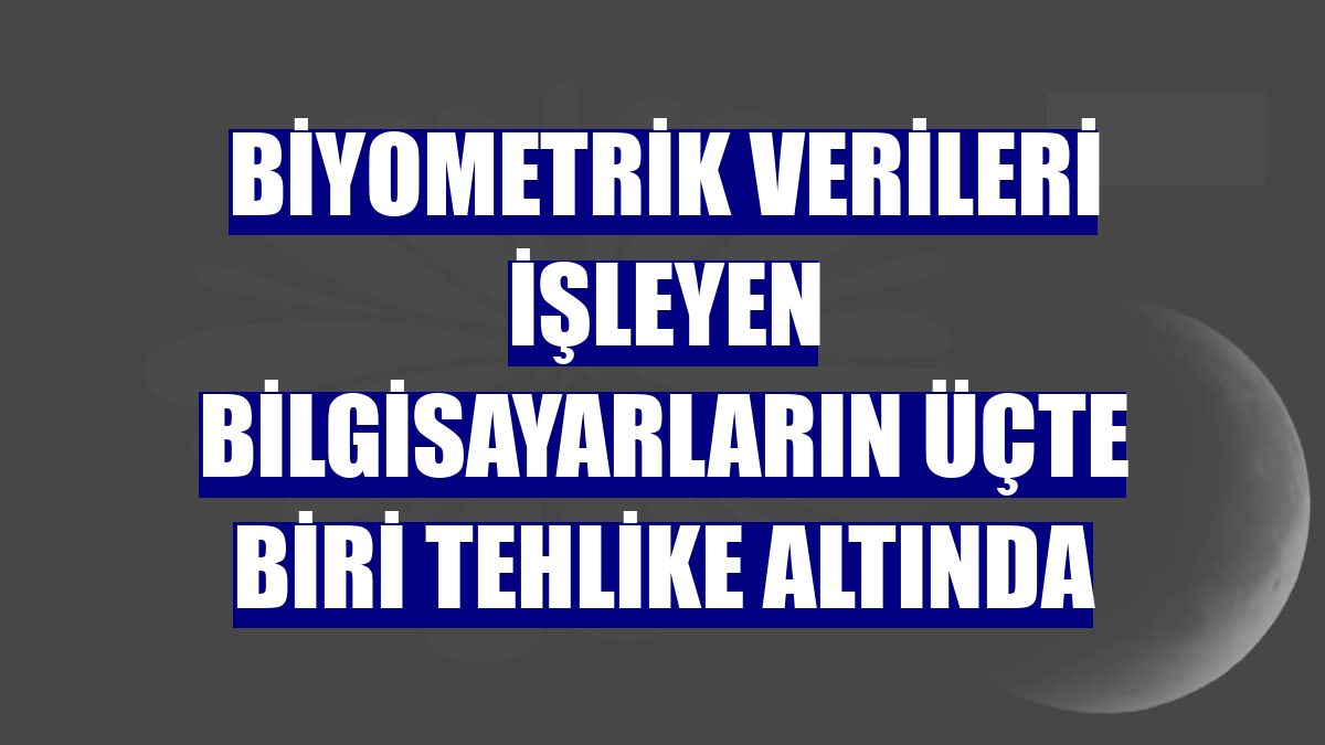 Biyometrik verileri işleyen bilgisayarların üçte biri tehlike altında