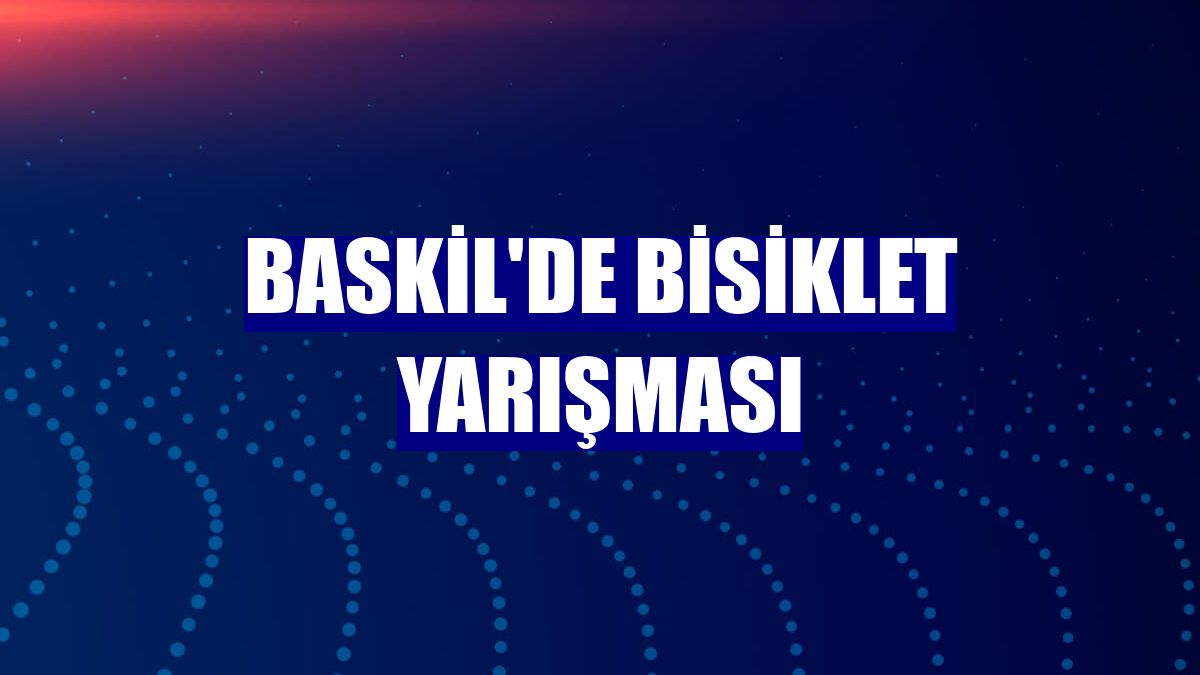 Baskil'de bisiklet yarışması