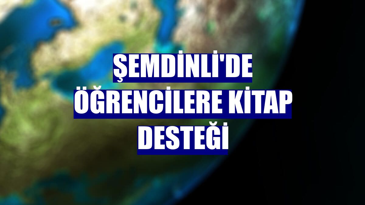 Şemdinli'de öğrencilere kitap desteği
