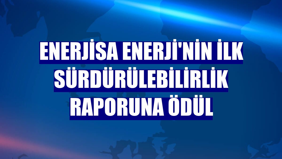 Enerjisa Enerji'nin ilk sürdürülebilirlik raporuna ödül