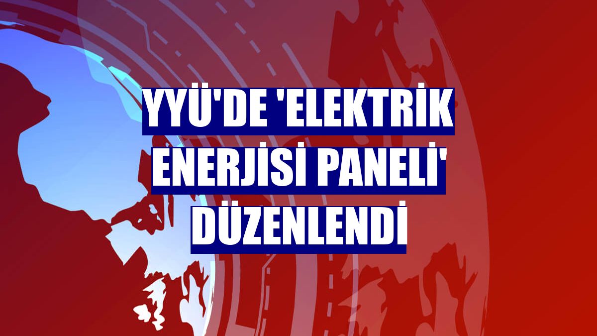 YYÜ'de 'Elektrik Enerjisi Paneli' düzenlendi
