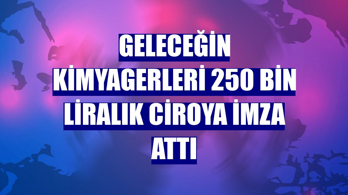 Geleceğin kimyagerleri 250 bin liralık ciroya imza attı