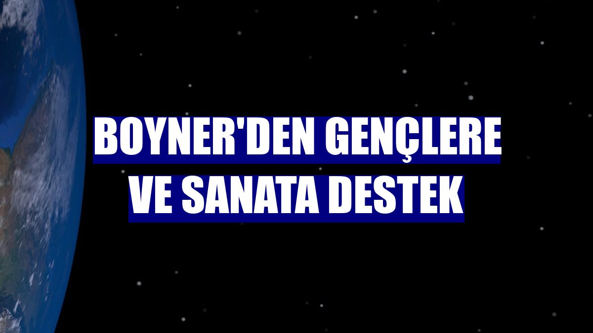 Boyner'den gençlere ve sanata destek