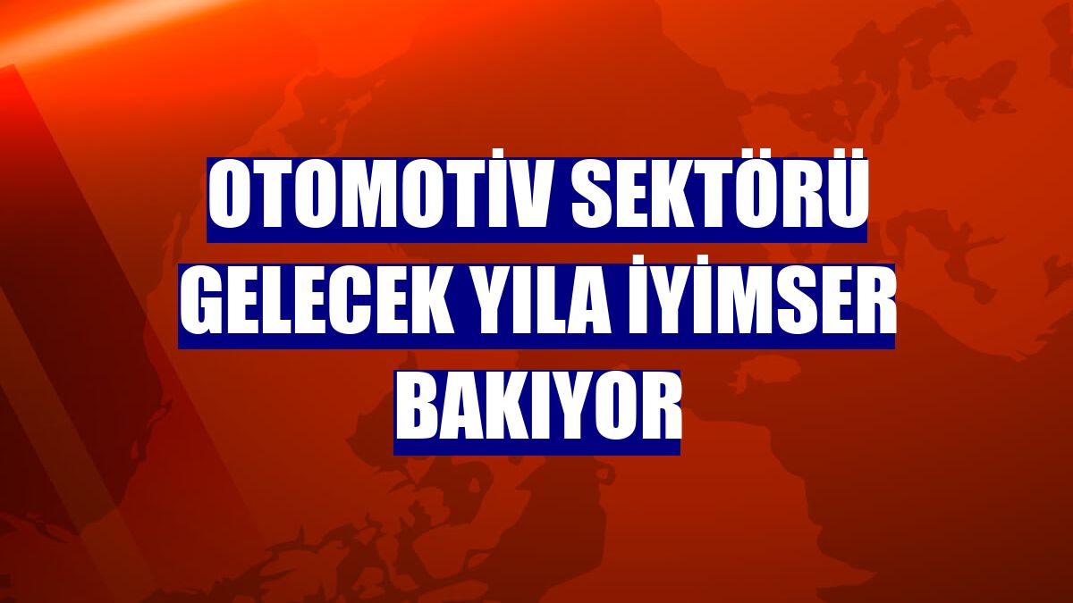 Otomotiv sektörü gelecek yıla iyimser bakıyor