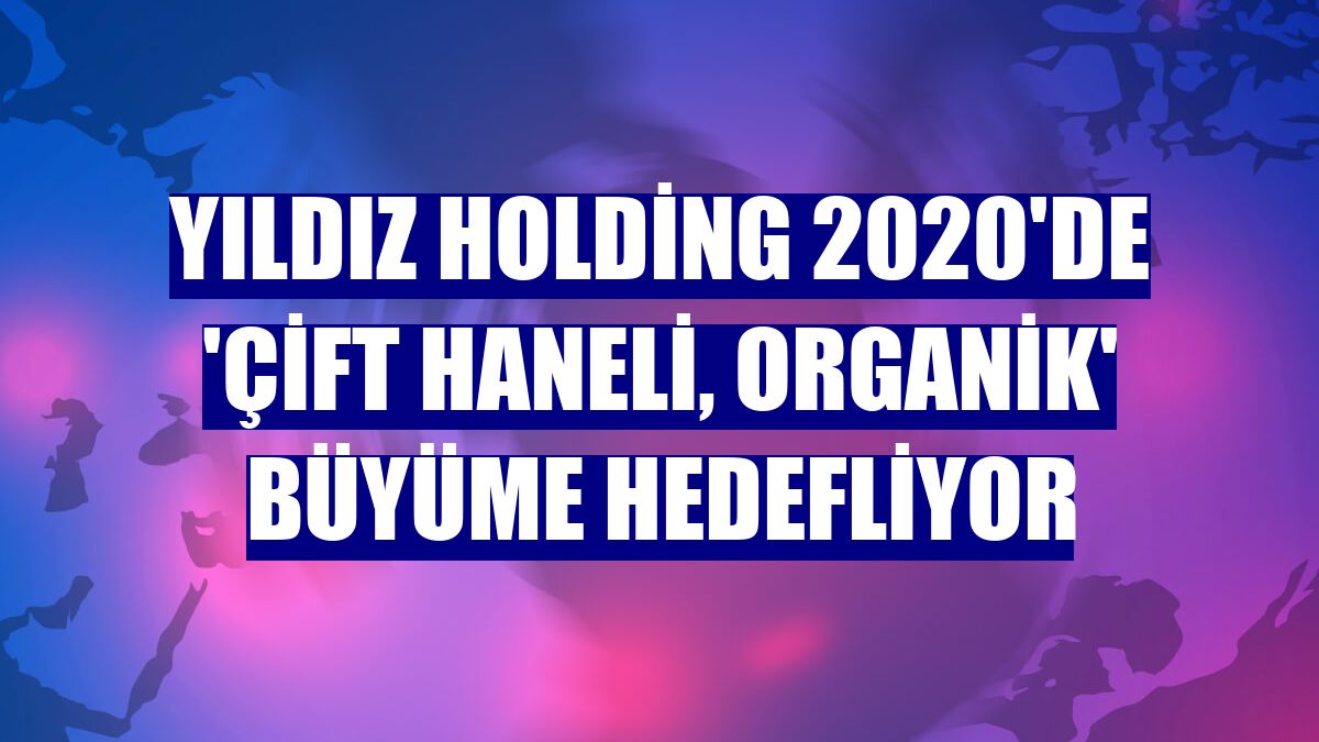 Yıldız Holding 2020'de 'çift haneli, organik' büyüme hedefliyor