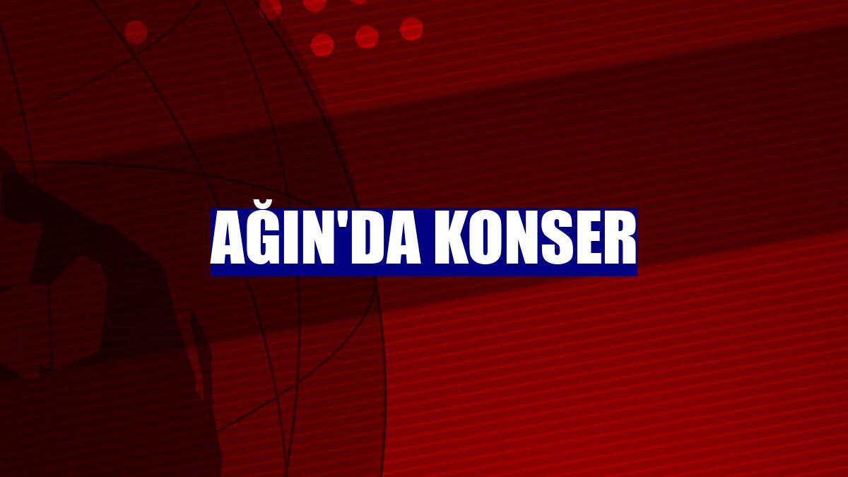Ağın'da konser