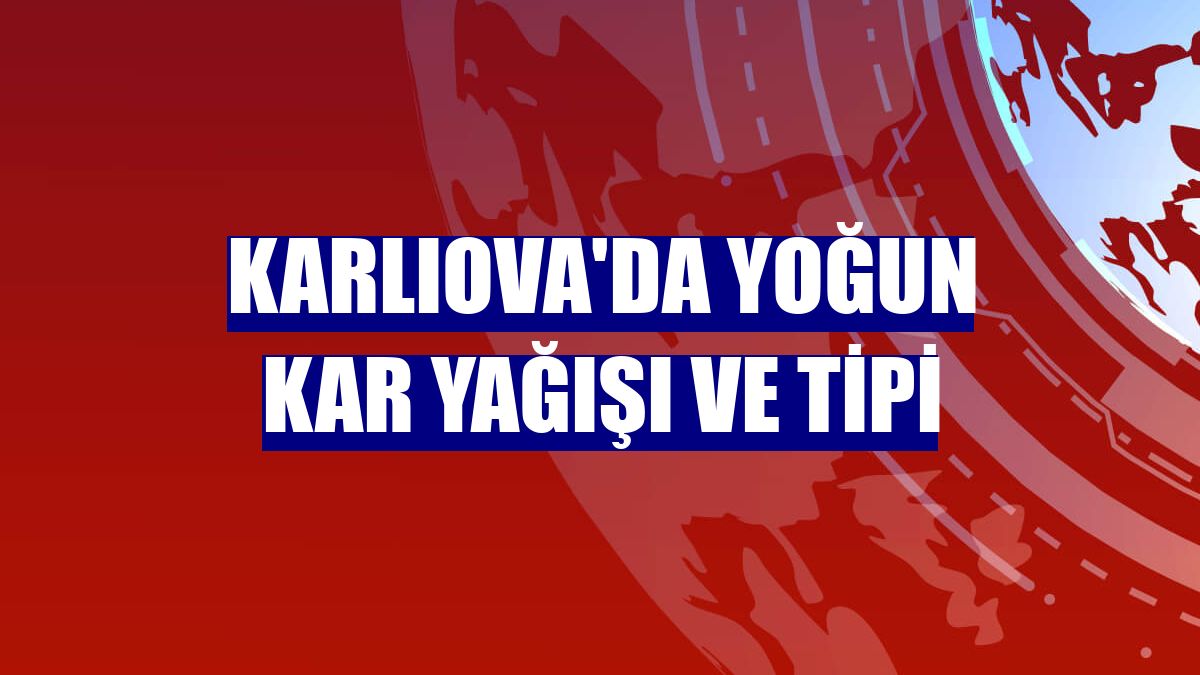 Karlıova'da yoğun kar yağışı ve tipi