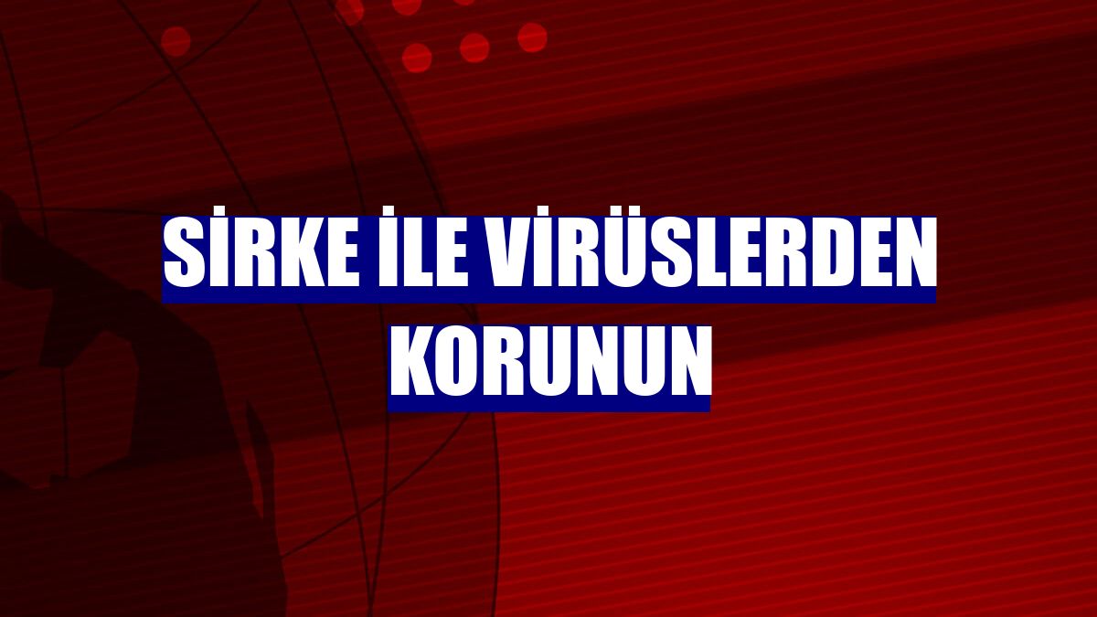 Sirke ile virüslerden korunun