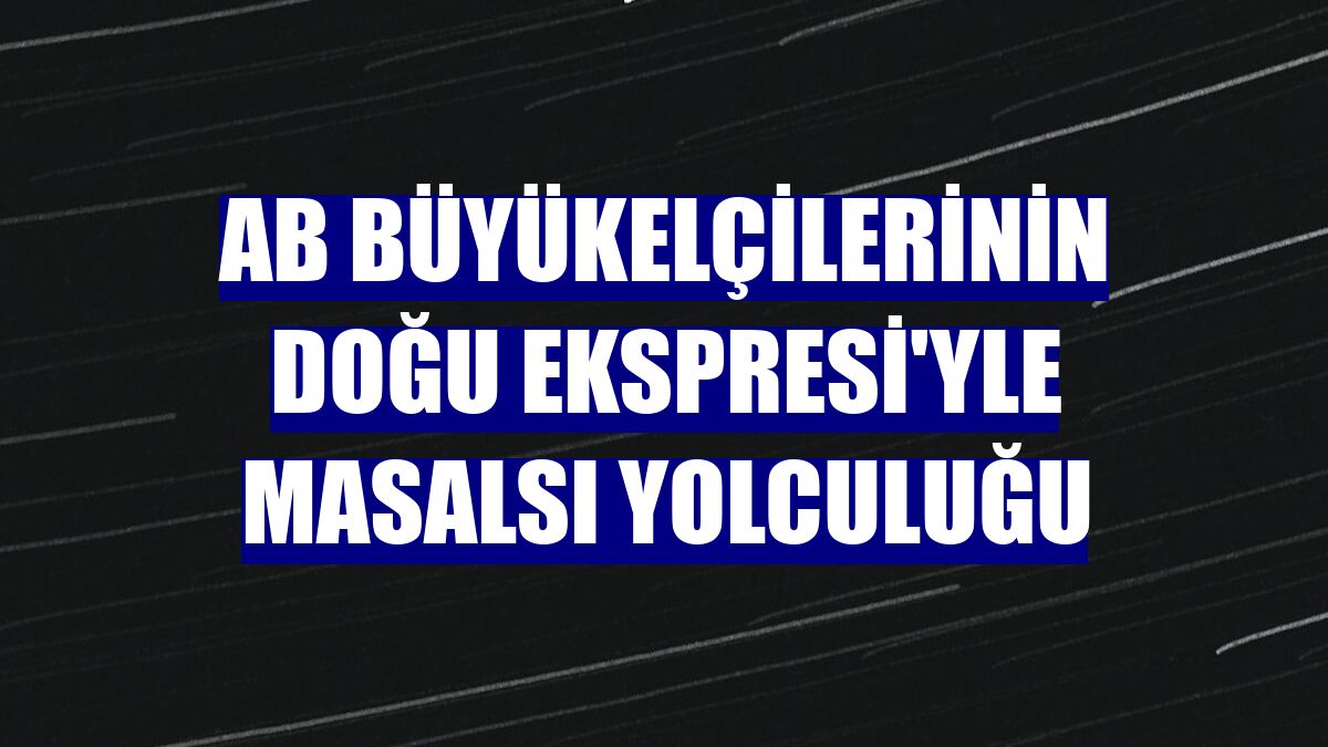 AB büyükelçilerinin Doğu Ekspresi'yle masalsı yolculuğu