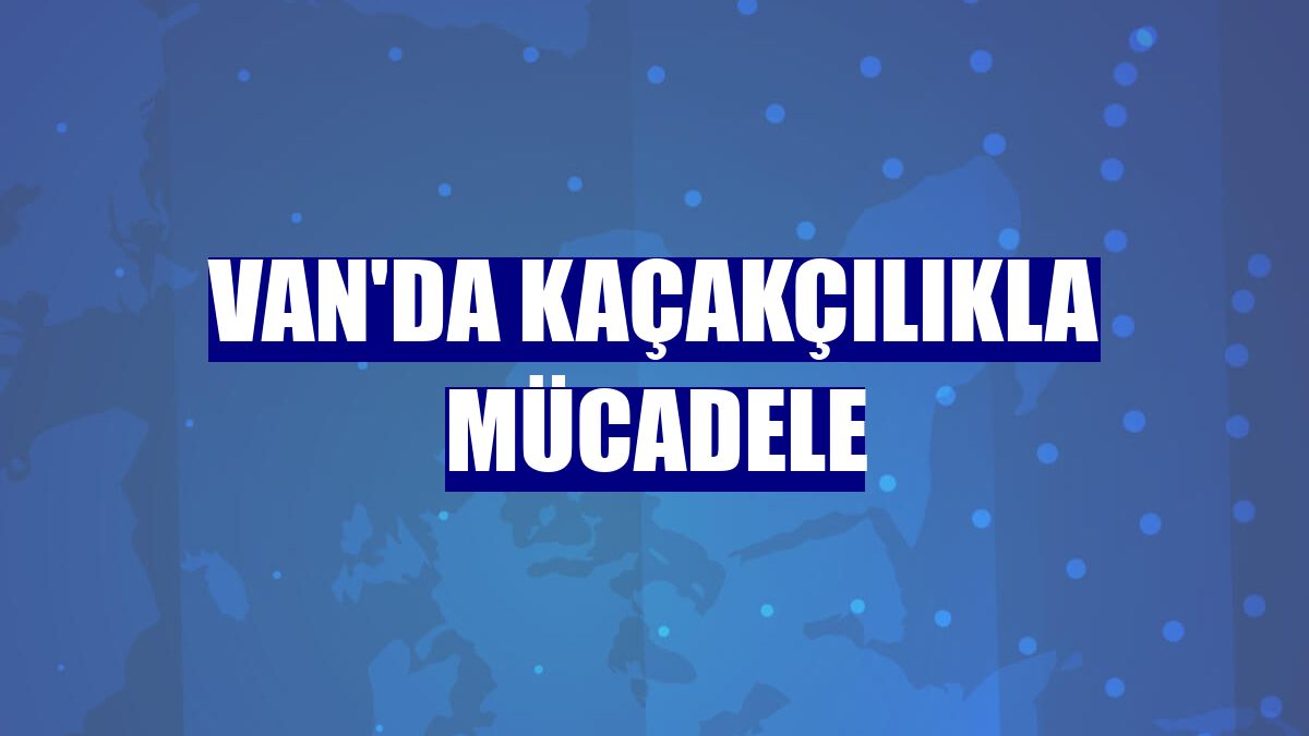 Van'da kaçakçılıkla mücadele