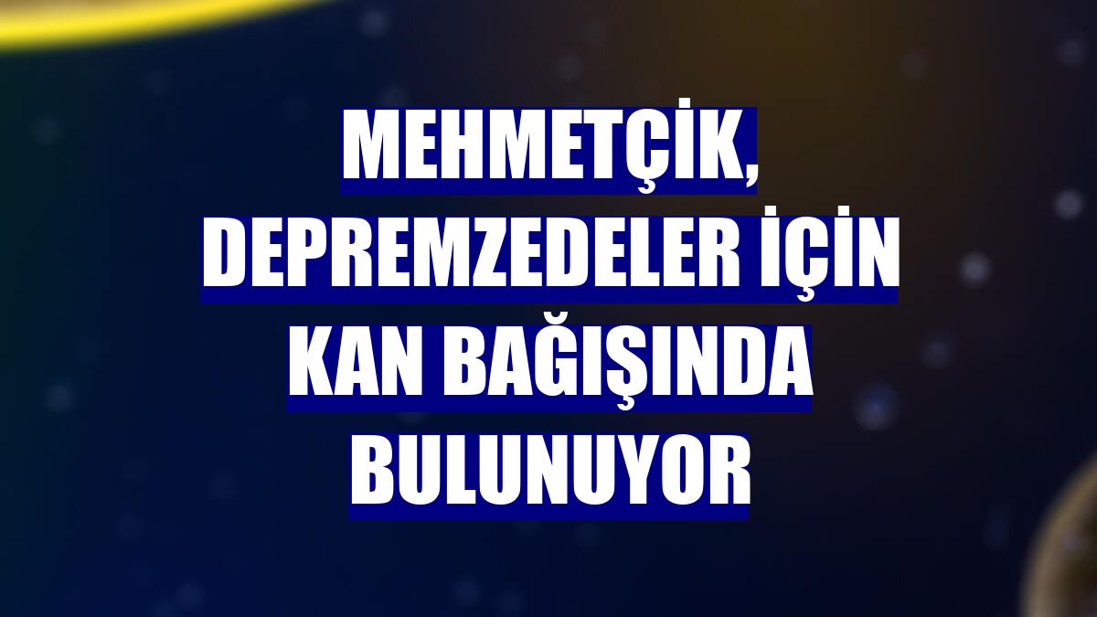 Mehmetçik, depremzedeler için kan bağışında bulunuyor