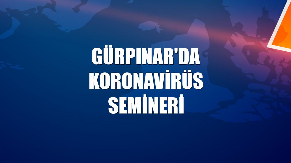 Gürpınar'da koronavirüs semineri