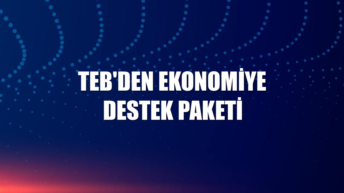 TEB'den ekonomiye destek paketi