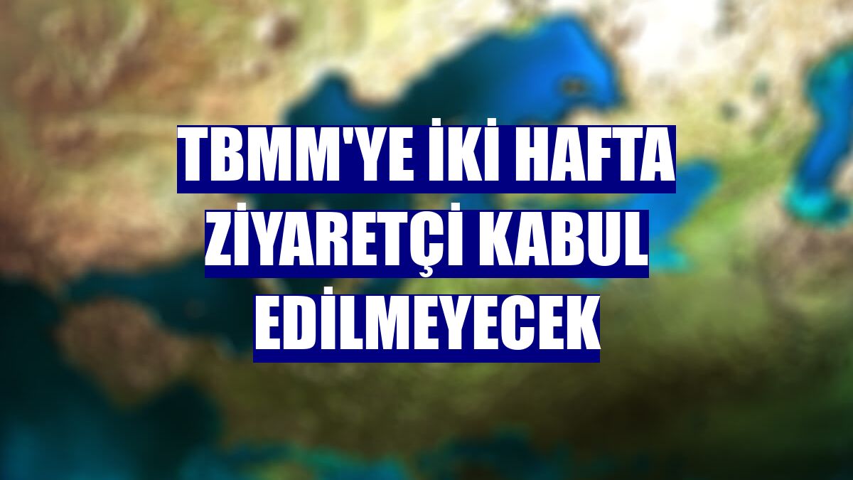 TBMM'ye iki hafta ziyaretçi kabul edilmeyecek
